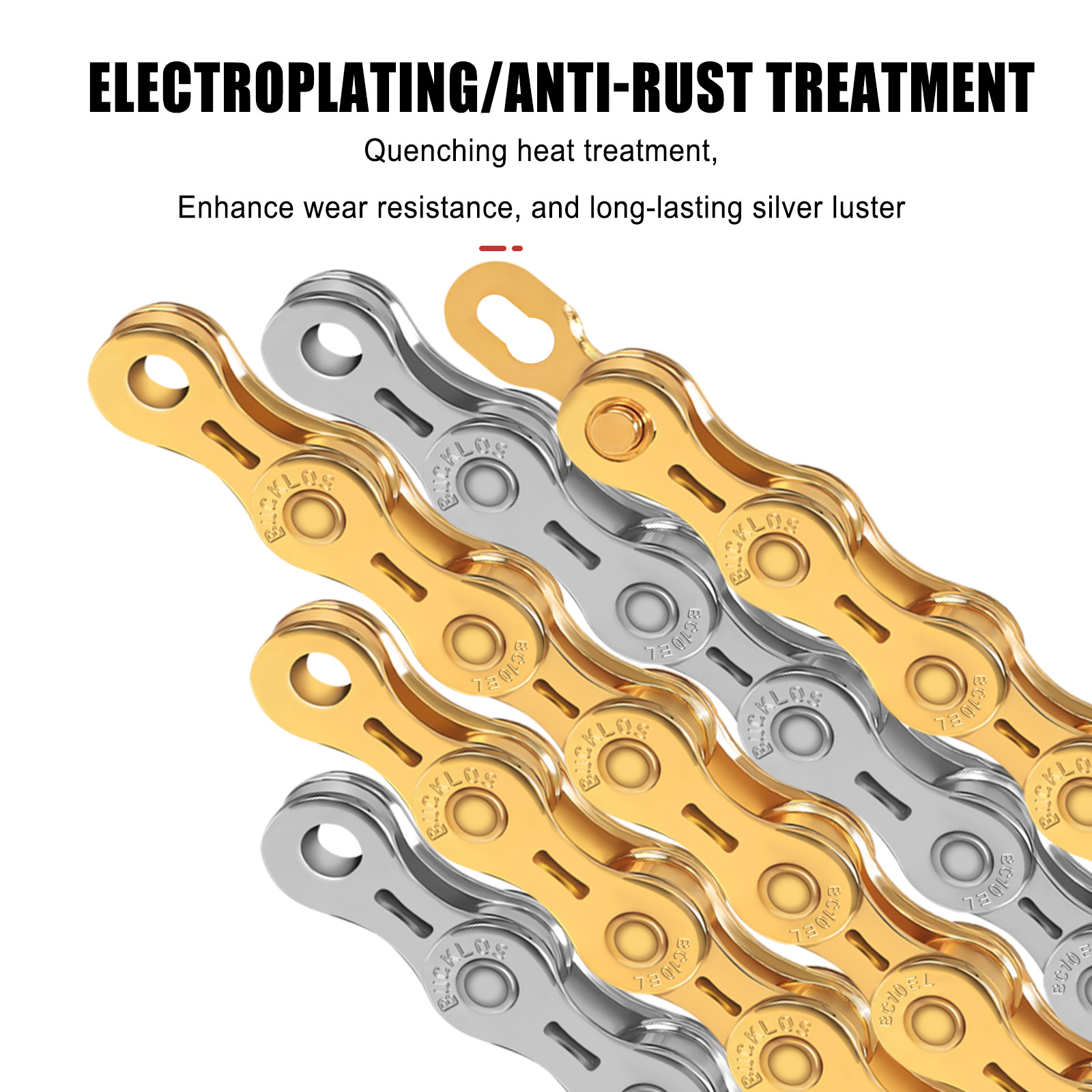 8/9/10/11/12 Speed 11-52T Bike Cassette 116/126 Links Chain for Shimano SRAM KMC
