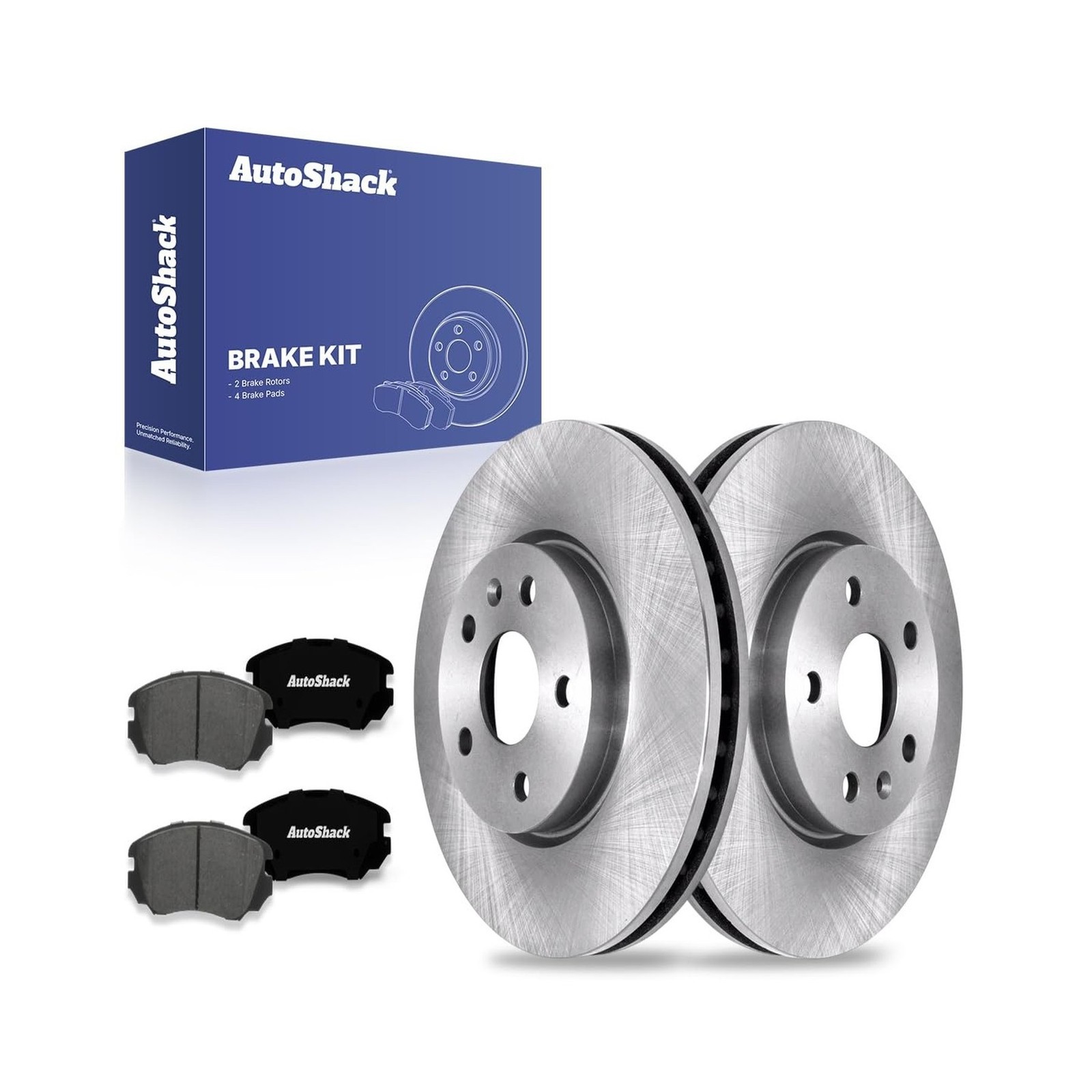 Front Brake Rotors w/ Premium Pads – For Chevy Equinox 2010-2017