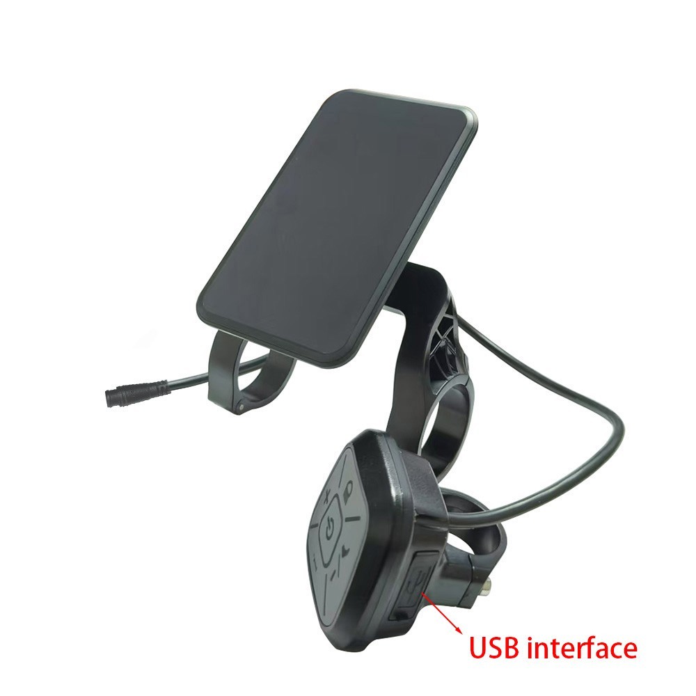 EBike LCD Display Vertical Screen YL81F Bicycle Computer E-Bike Conversion Kit