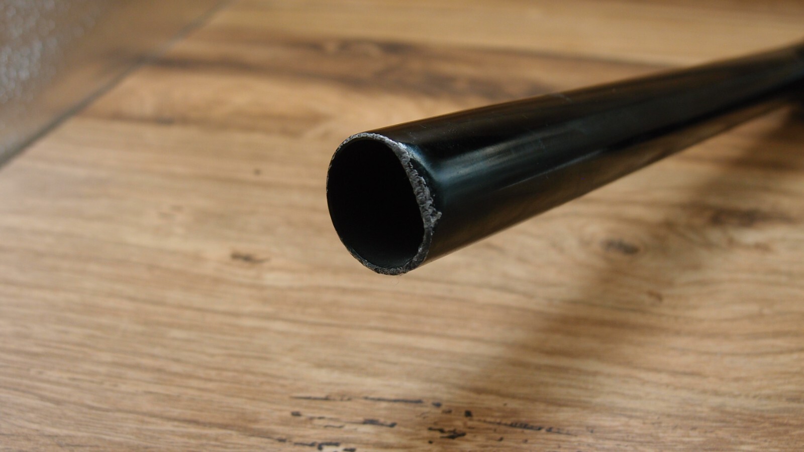 1990’s aluminium flat handlebar + ahead stem 1 1/8 in black