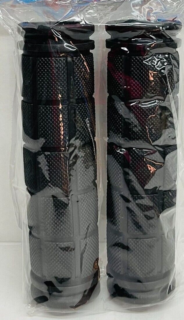 Black Rubber Non Slip Grip Bike Handlebar Cruiser Mountain Adult n Kids Bicycle