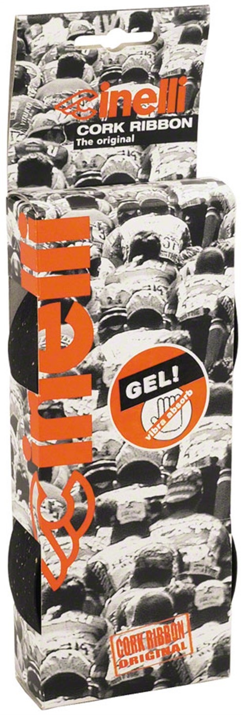 Cinelli Gel Ribbon Bar Tape – Black