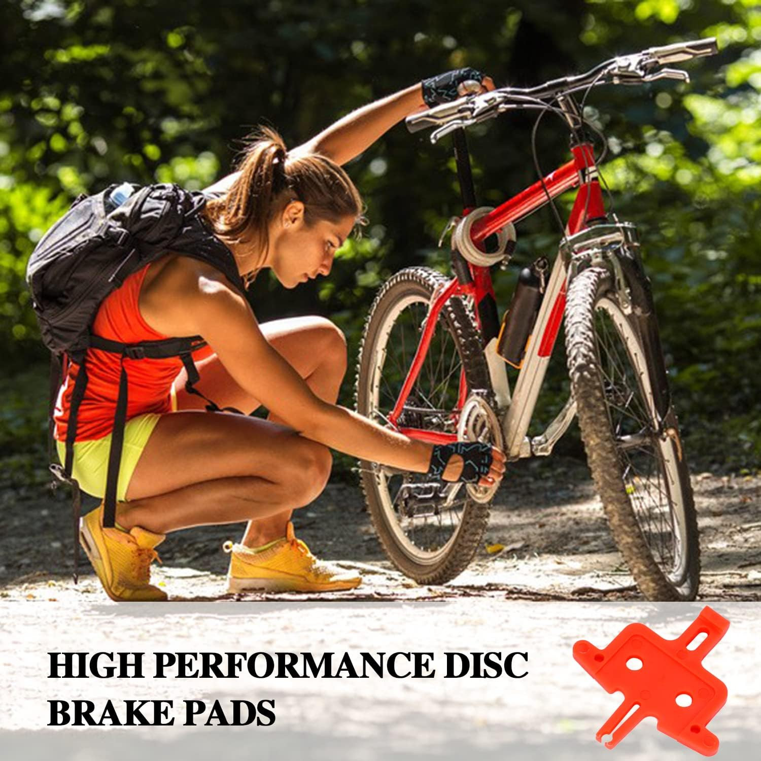 6PCS Bicycle Brake Pads Spacer Hydraulic Disc Brake Pads Spacer Hydraulic Bike B