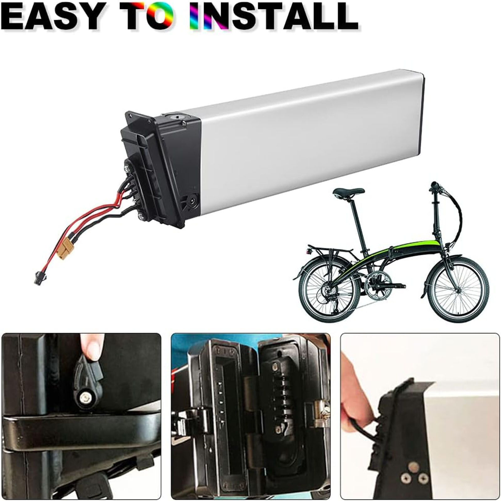 48V 10Ah Sliverfish Lithium-ion Battery For 500W Electric Bicycle E-bike Battery