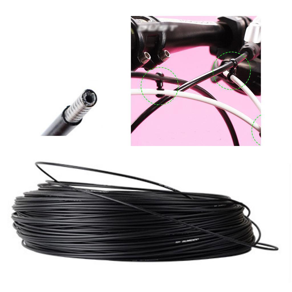 Black Bike Cable Housing 5m Shifter Derailleur Cables Outer Casing 4/5mm