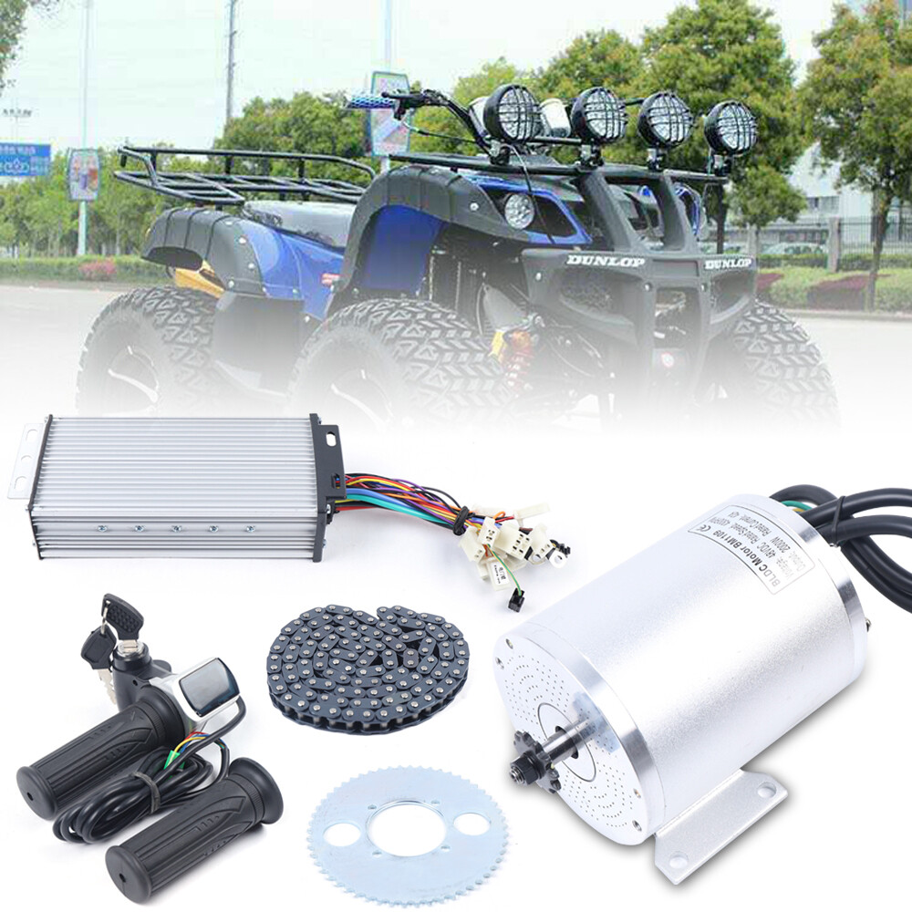 Electric Brushless Motor Kit 48V 2000W DC For E-bike Scooter Bicycle Conversion!