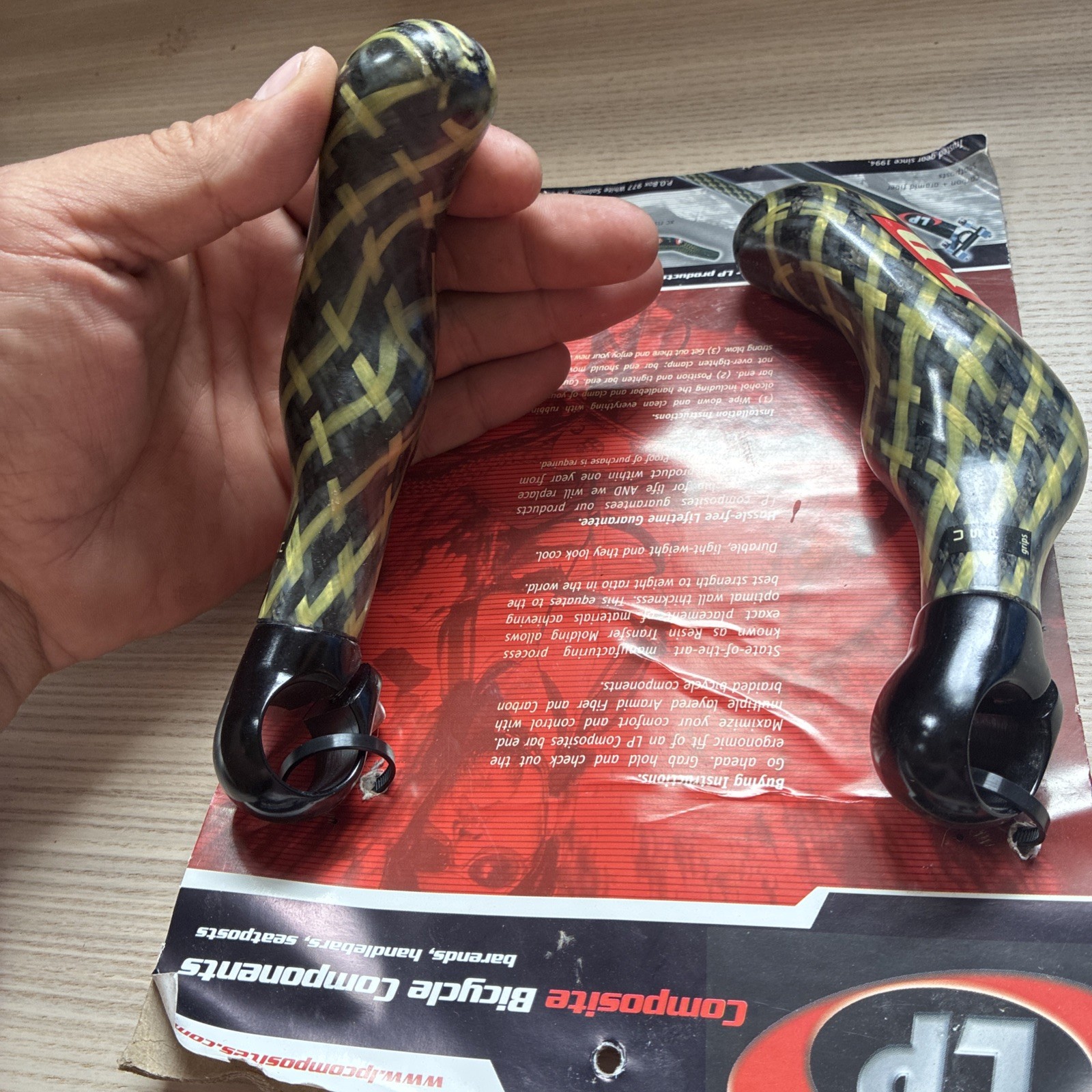 LP Carbon Bar Ends New Made In The USA Vintage Mtn Mtb