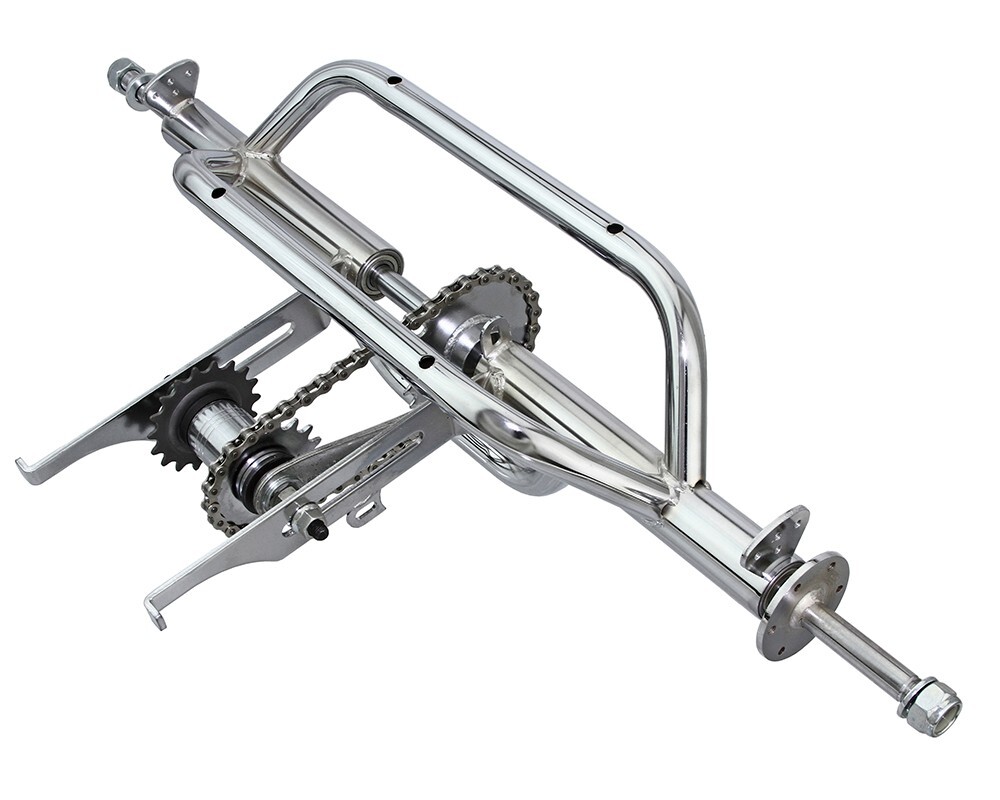 ORIGINAL LOWRIDER 20-26″ 1 SPEED TRIKE CONVERSION KIT COASTER CHROME 5/8″ AXLE