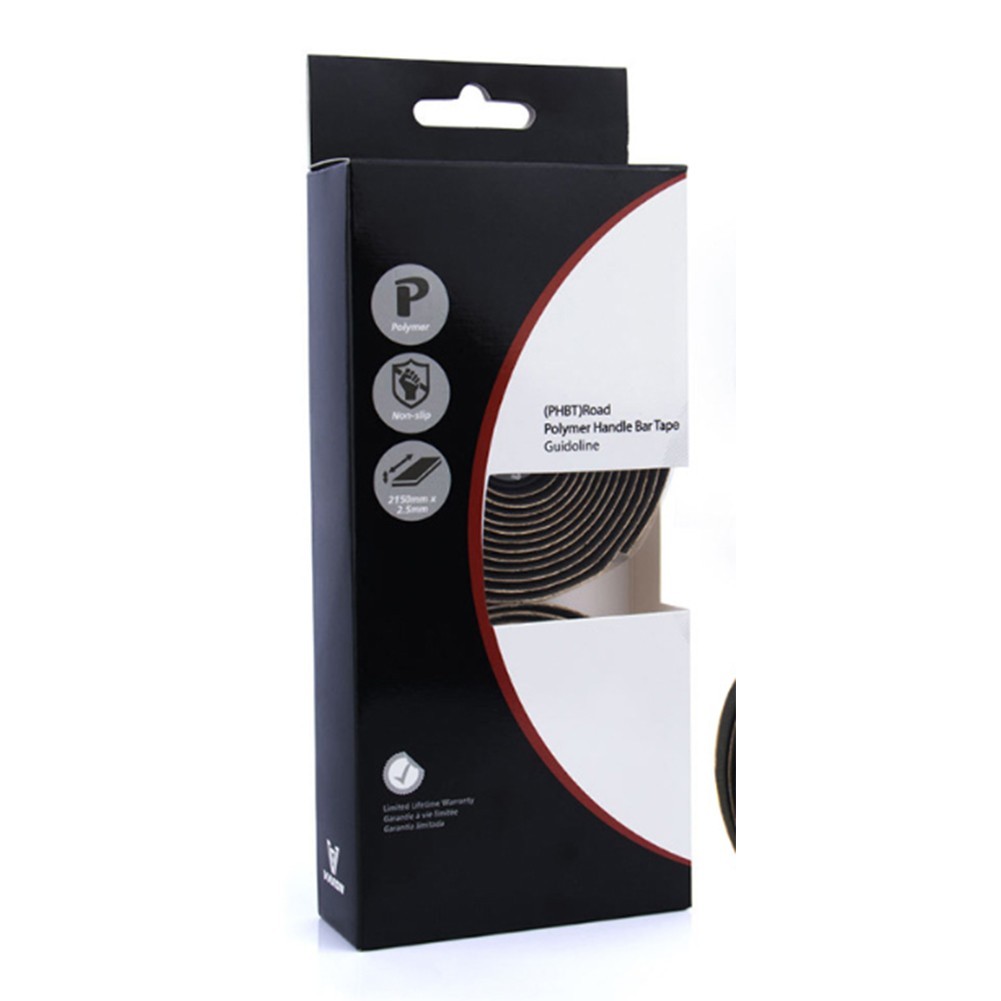 Cushioned PU Handlebar Tape for Comfortable Cycling 2150mm Length Brown