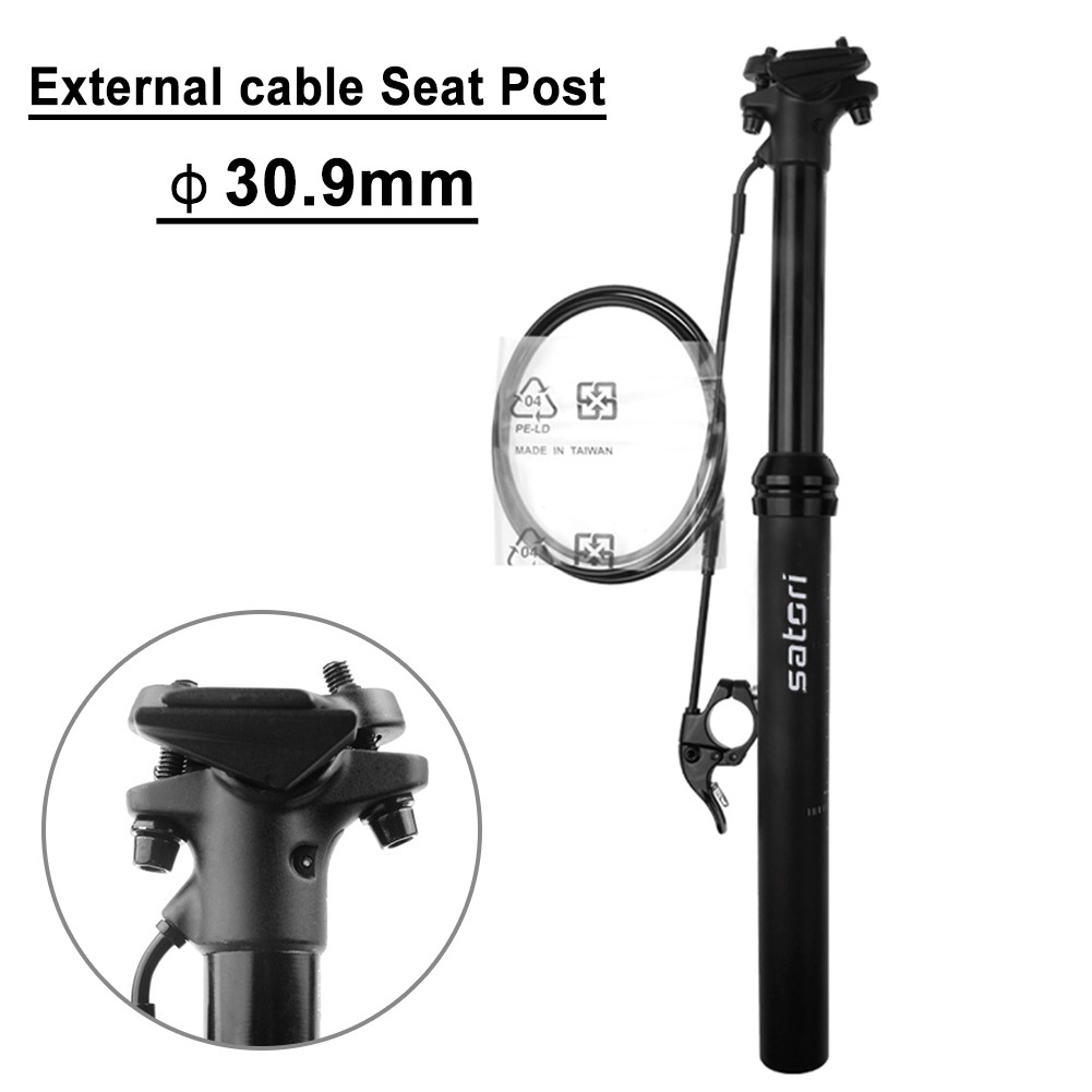 Fit Satori Sorata Pro MTB Bike Dropper Seat Post Internal External Cable Routing