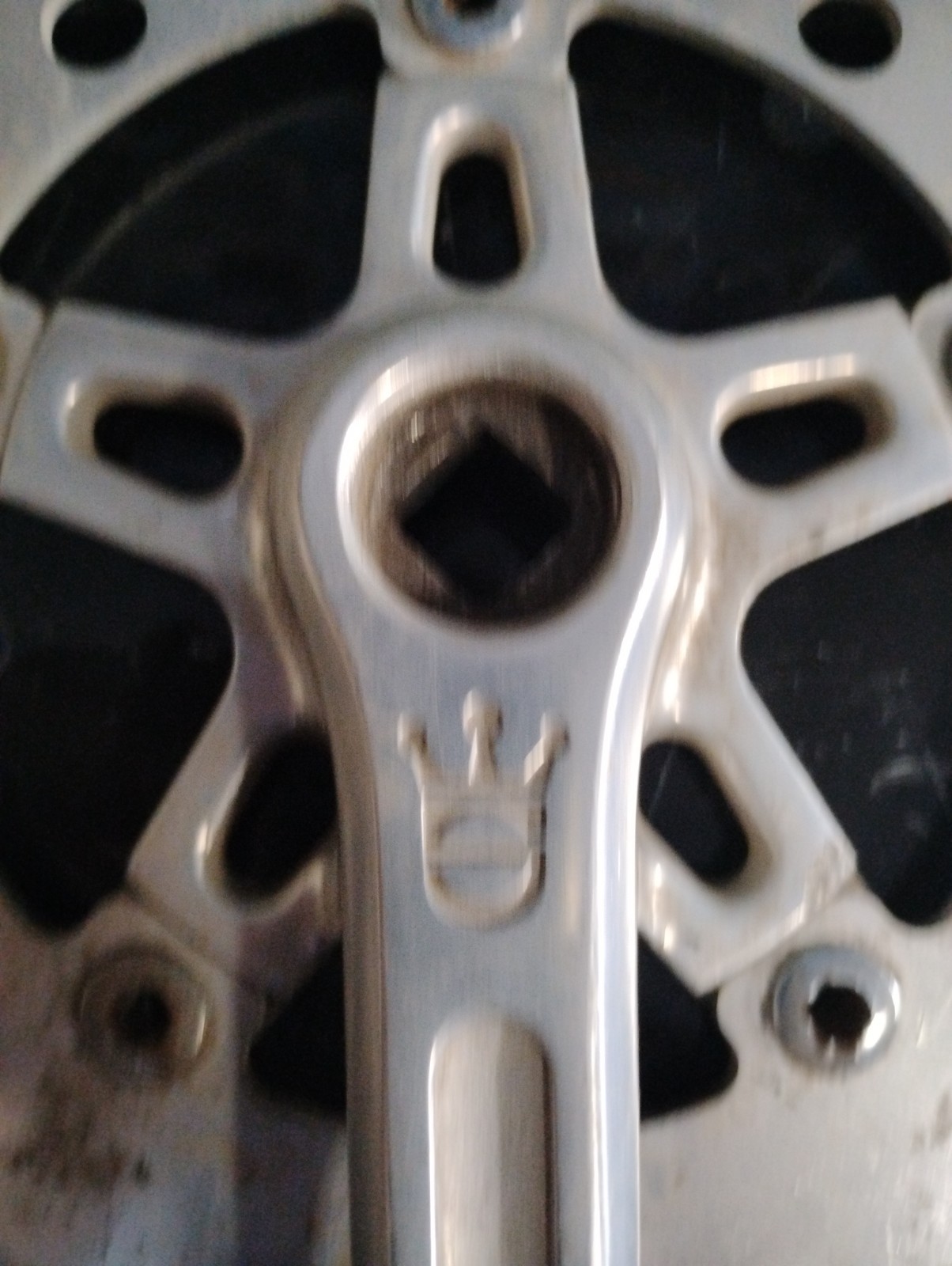 Vintage Sugino S Crown 170mm Square Taper Single Chainring Crankset