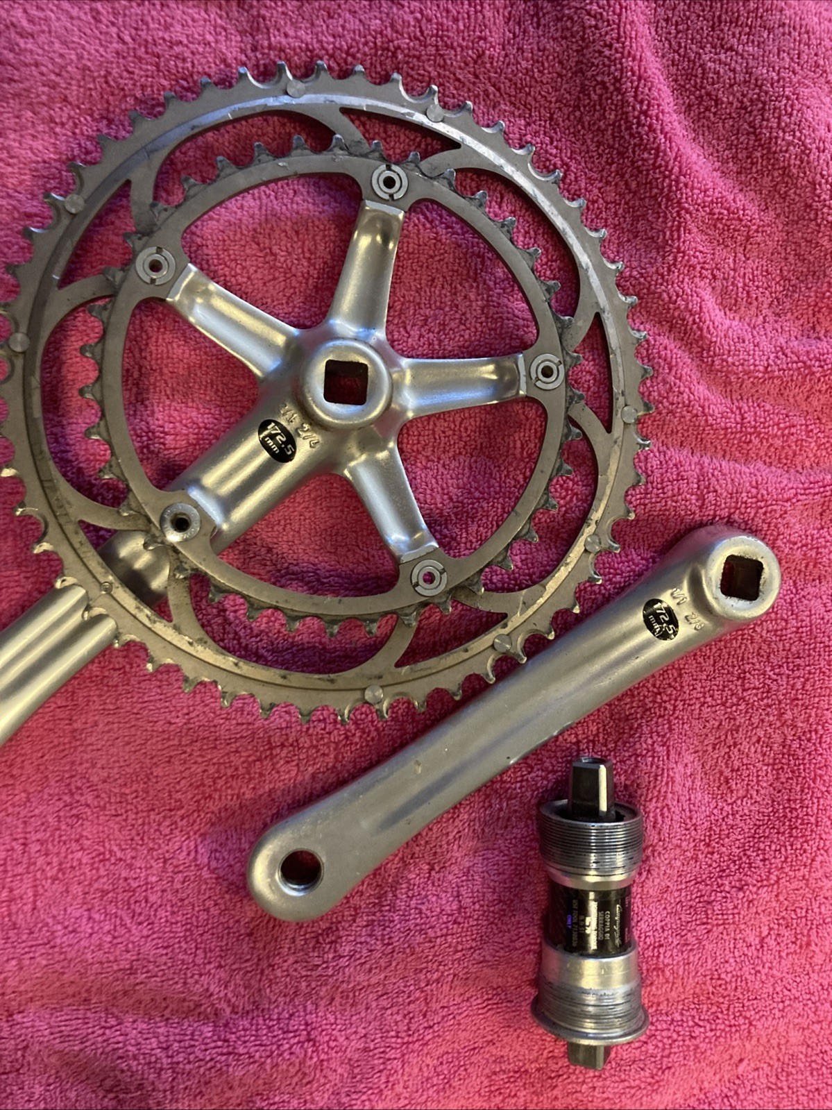 CAMPAGNOLO 10 Speed CRANK DOUBLE 53-39 TOOTH 172.5 MM / Includes 102mm BB