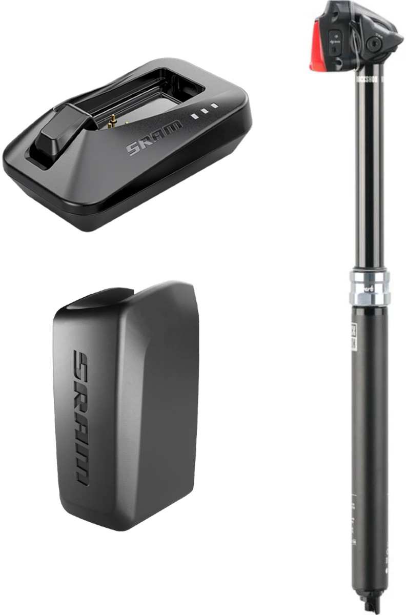 RockShox Reverb AXS A1 Kit – Seatpost, Battery, Charger, Optional Controller