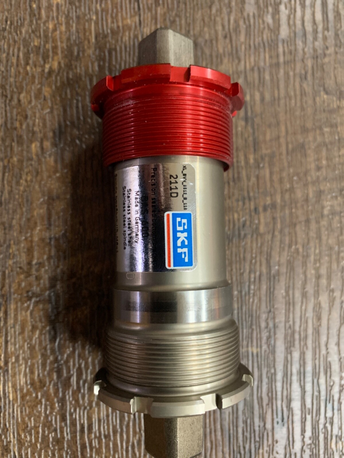 NOS SKF BAS-600 Bottom Bracket Square Taper Spindle – JIS 110mm – New!