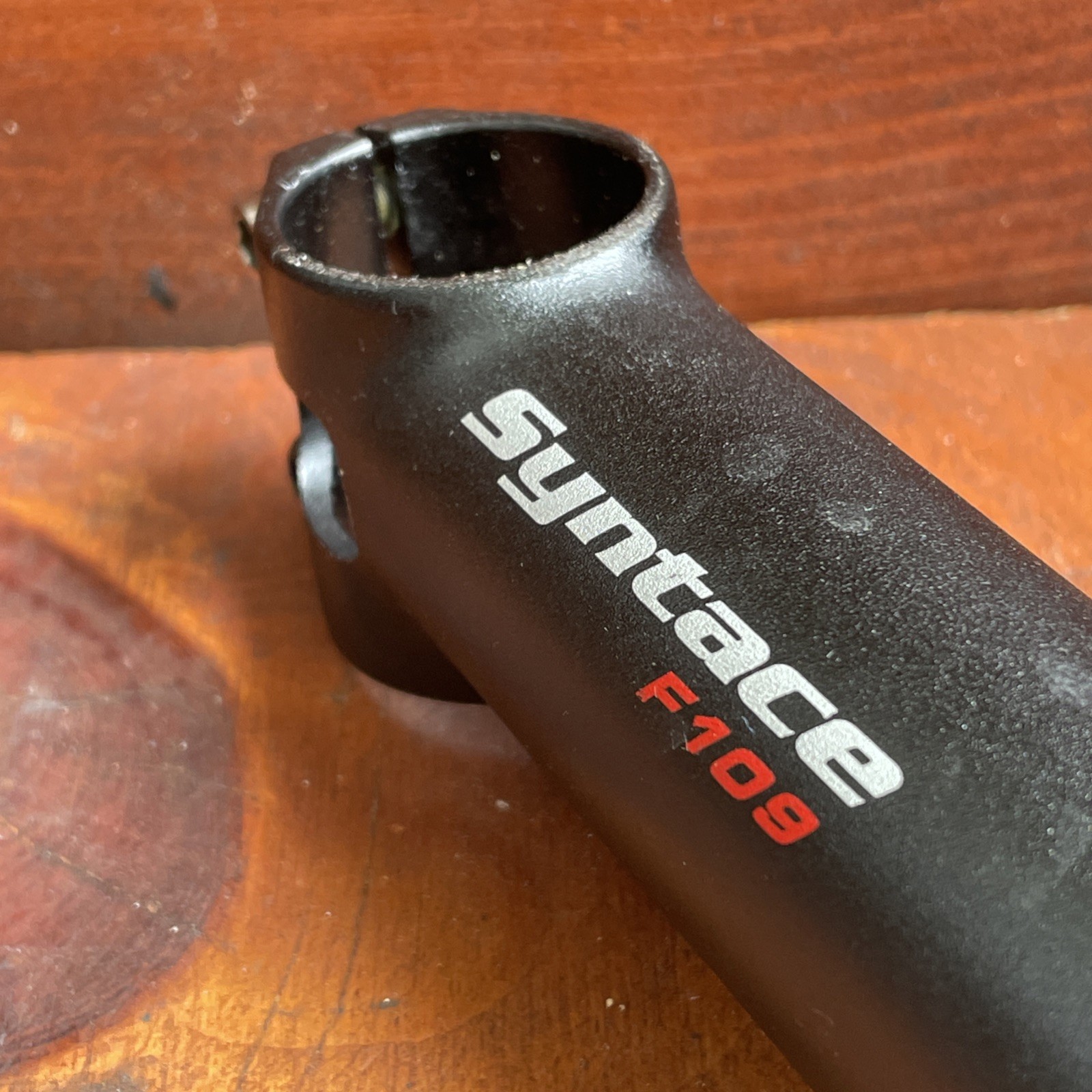 Syntace F109 Threadless ROAD Stem 110mm x 31.8mm x 6° BLACK w/ 4mm hardware VGC!