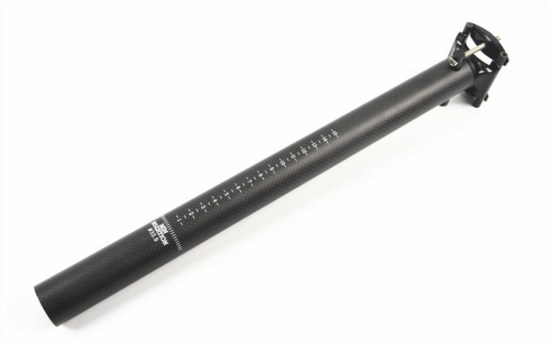3K Carbon Fiber Bicycle Seatpost MTB Road Bike Saddle Seat Posts 33.9/34.9*400mm