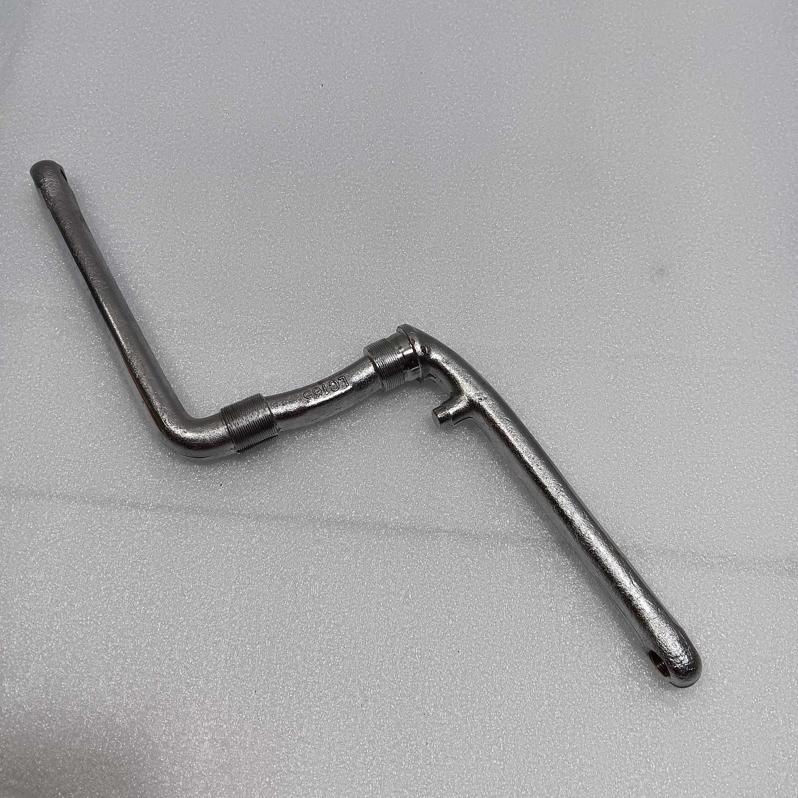 One Piece Chrome Bicycle Crank Arm 165mm 6-1/2″ For Schwinn 28TPI