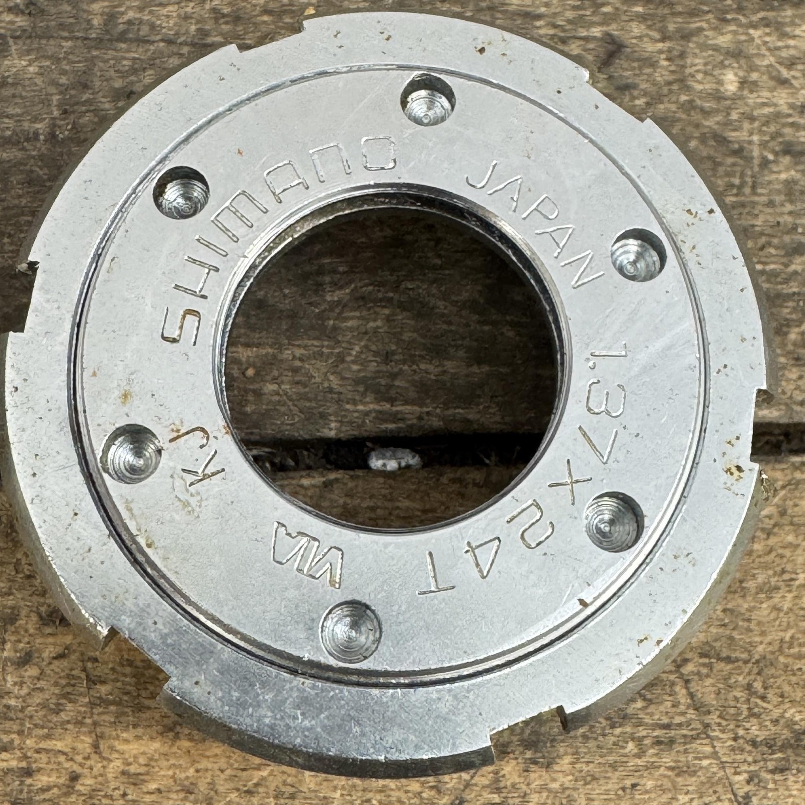Vintage Shimano Deore Bottom Bracket 68mm 1.37×24 BSA JIS Square Taper Japan