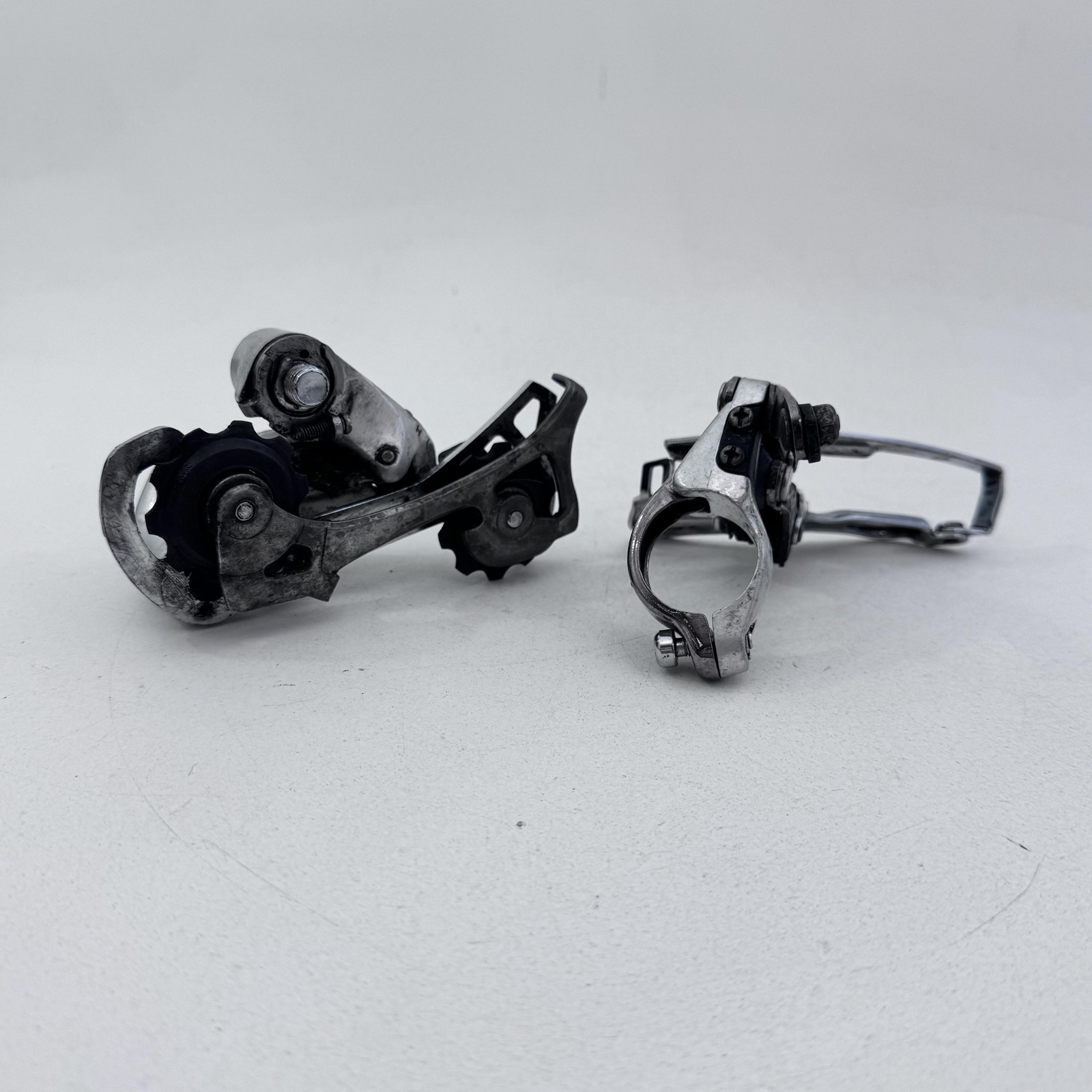 Vintage Shimano STX RD-MC30 FD-MC30 Derailleur Set 28.6mm MTB Japan A69