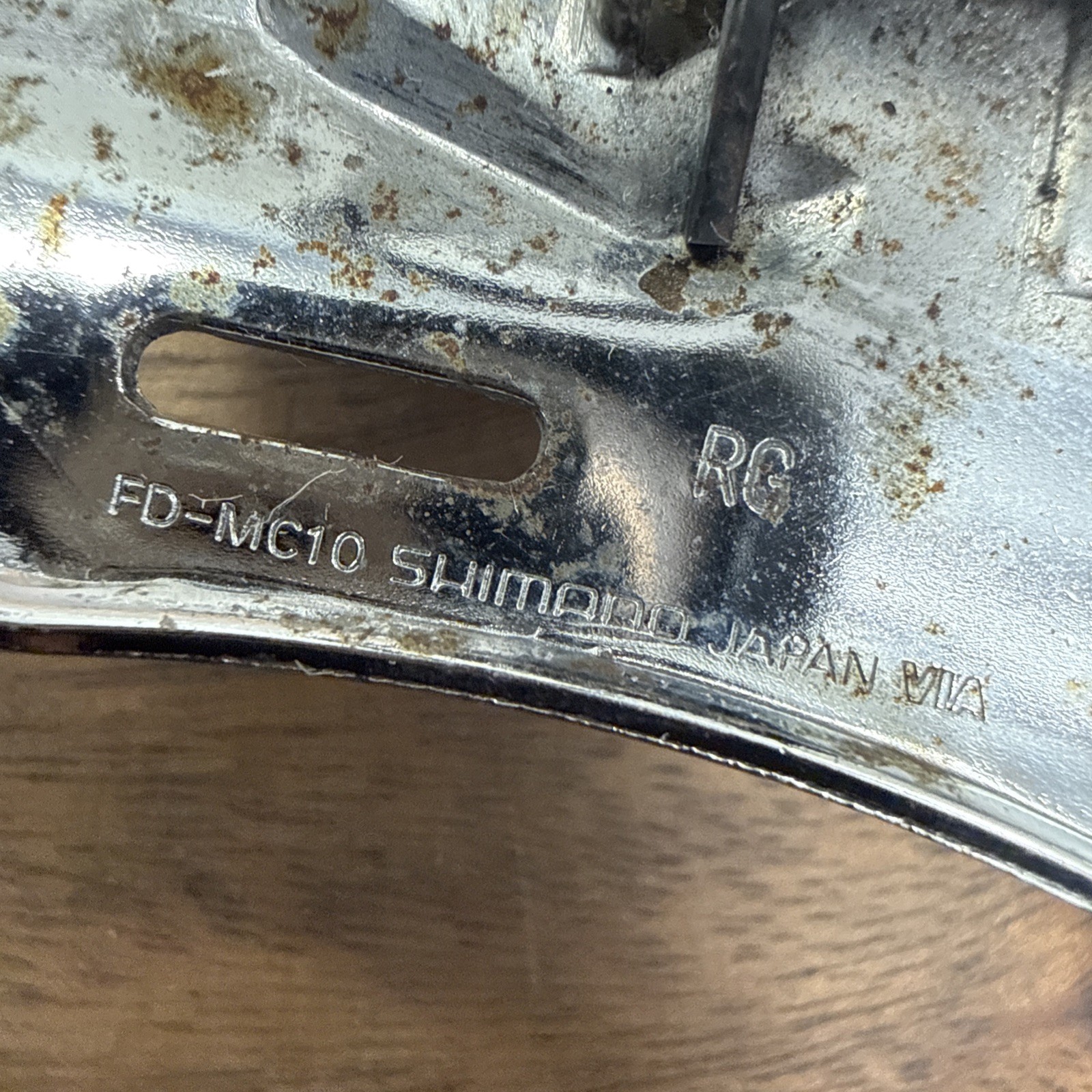 Shimano Triple Front Derailleur 28.6mm Clamp-On FD-MC10 Bottom Pull