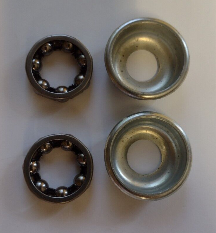 *Kit* 3/8 Bicycle Rear Wheel Hub Repair Kit* Cups+Bearings+Axle with Parts