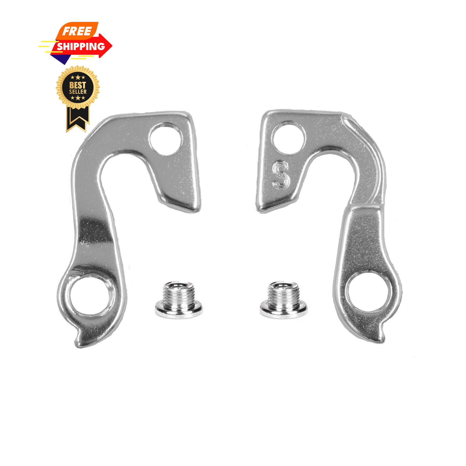 2-Pack Derailleur Hanger for GT, KHS, One Size, Silver