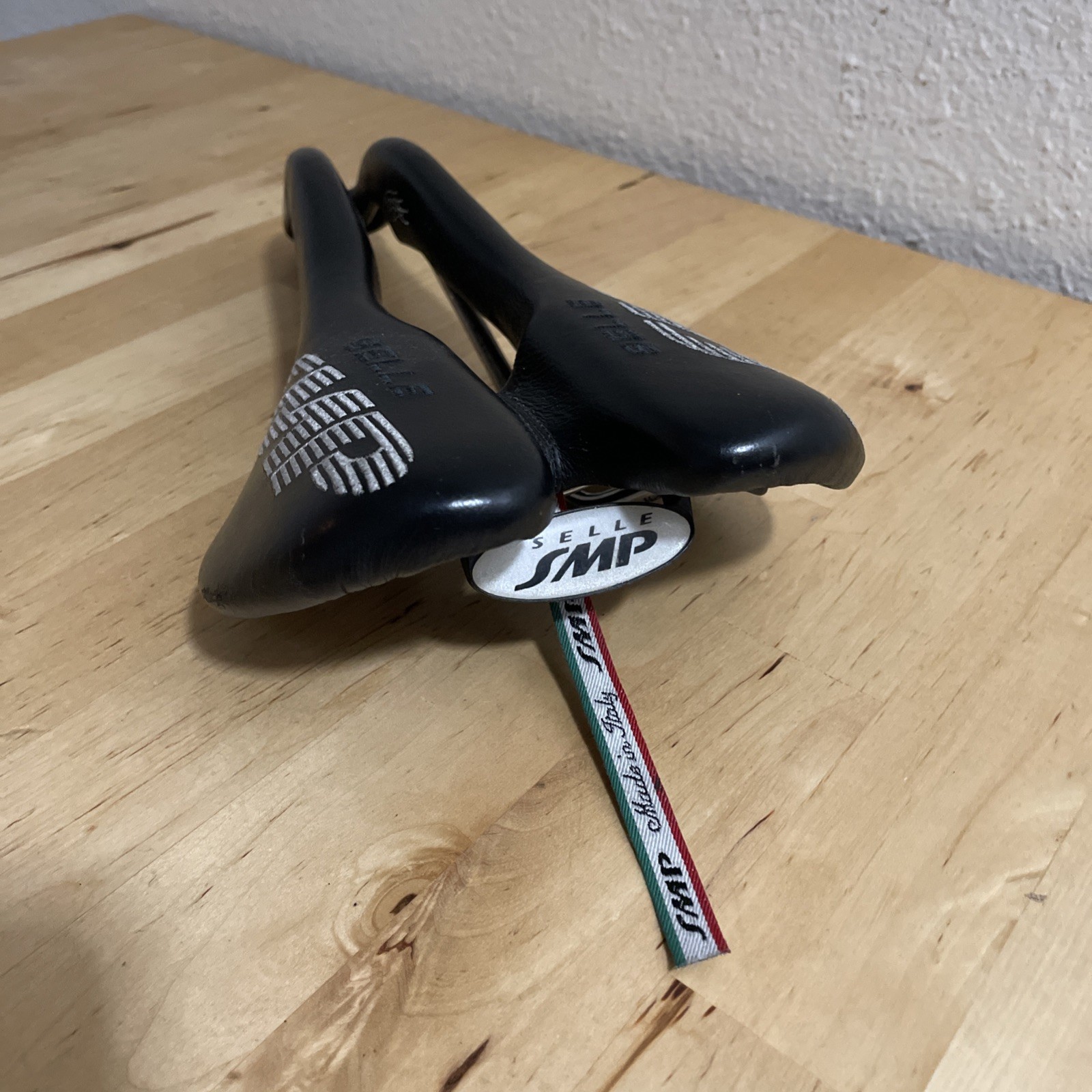 Selle SMP Pro Black Saddle Excellent Condition Made in Italy 150 x 280mm