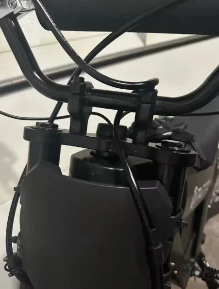 ODI Black Number Plate With Zip Ties For Downhill MTB’s EBikes Surrons