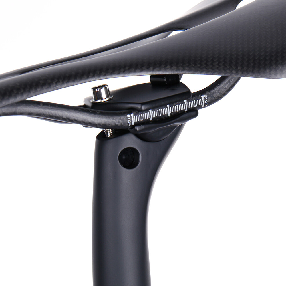 UD Carbon Fiber Bicycle Seatpost Offset Cycling Seat Post 27.2/30.9/31.6mm Matte