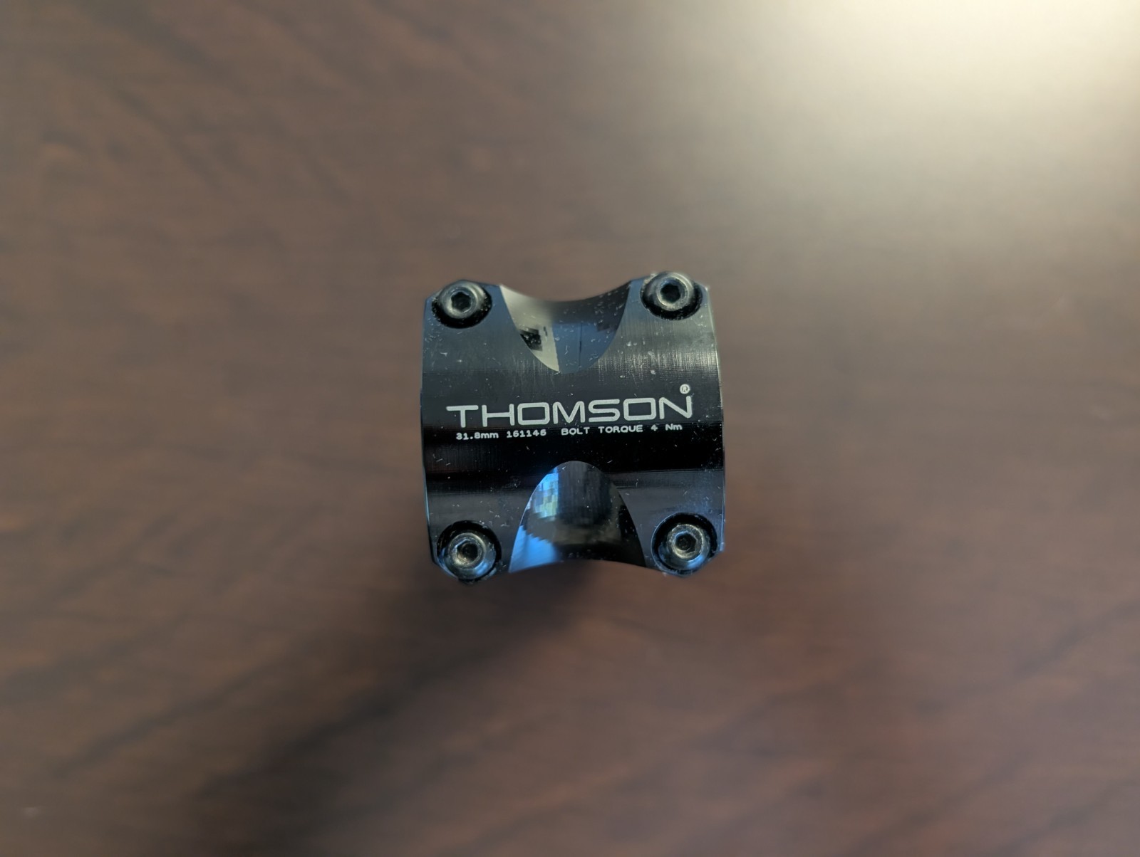 Thomson Elite X4 Stem 0 degree rise, 90mm length, 31.8mm steerer tube diameter
