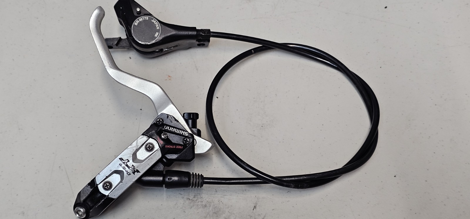 Shimano Deore XT BL-M775 Left Hydraulic 2-Finger Lever + Hose 22.2mm