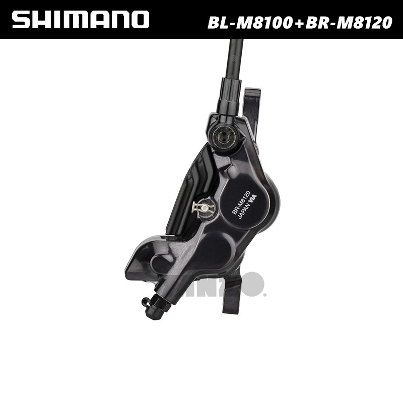 Shimano XT BL-M8100 BR-M8120 4-Piston Hydraulic Disc Brake Set – Left Lever