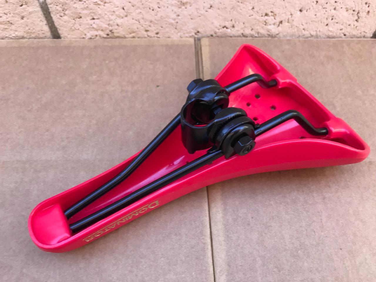 Viscount Dominator «Old School Bmx» Hard Shell RED Seat with Grips GT DYNO