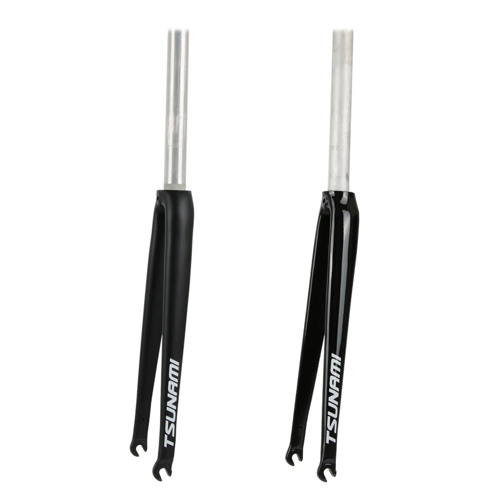 Road Bicycle Front Fork C-clip Brake 700*23/25C Bicycle Hard Fork Matte/Glossy