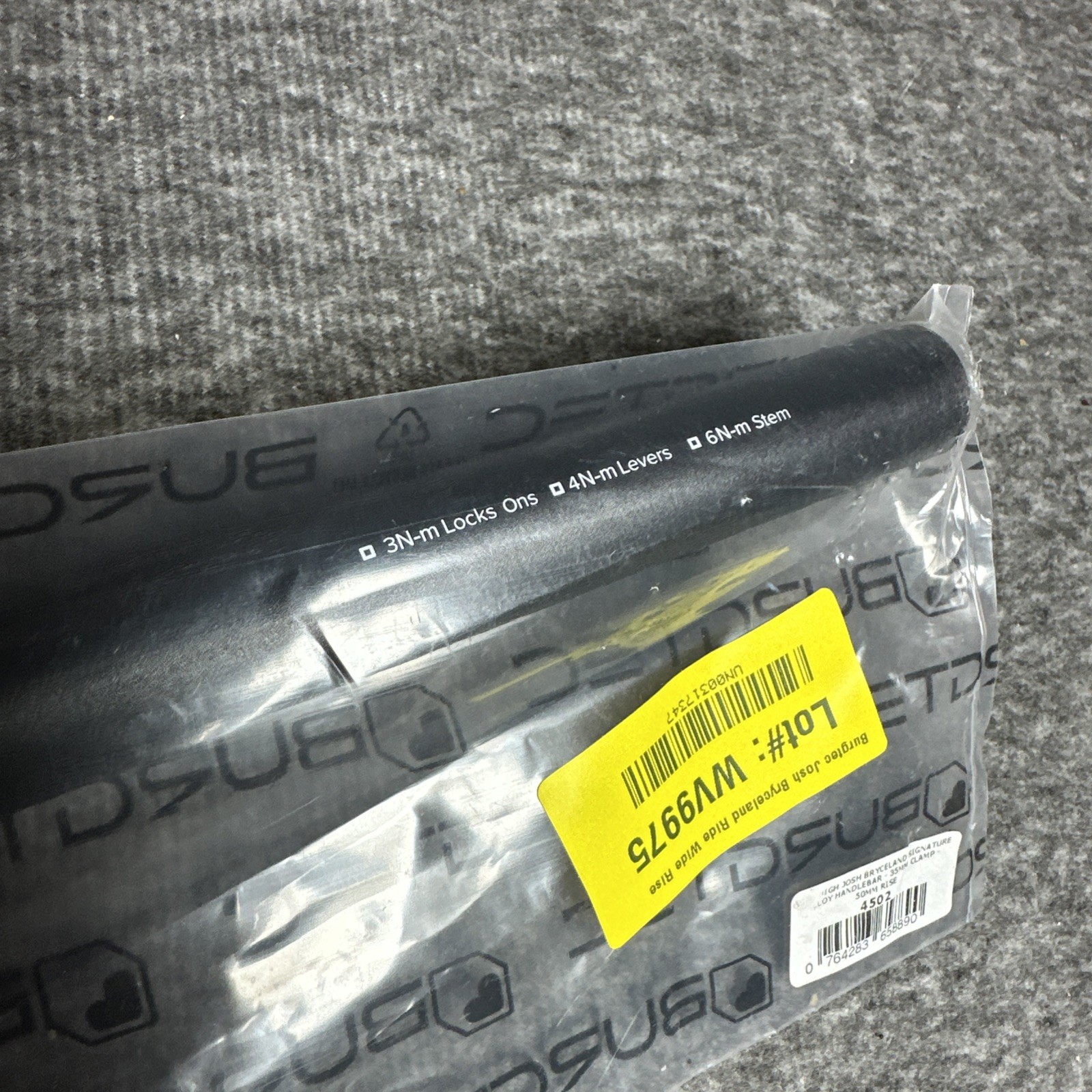 Burgtec Josh Bryceland RideWider Rise Bar (35) 50/800mm BLACK 4502 NEW