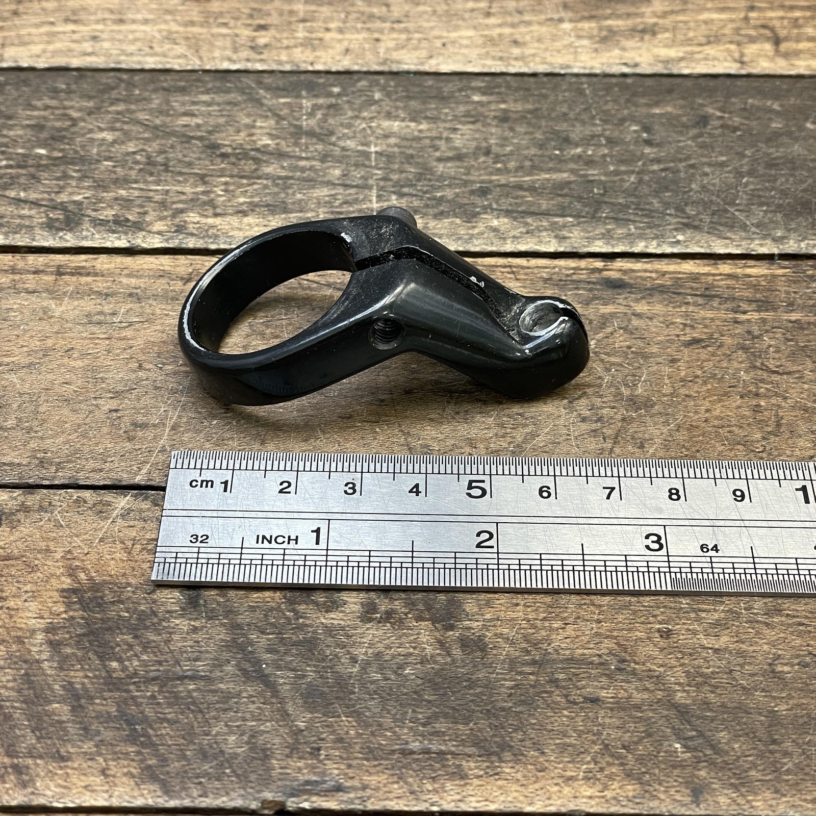 Vintage Headset Cable Hanger Guide 28.6 mm 1 1/8 Threadless Black 90s MTB Alloy