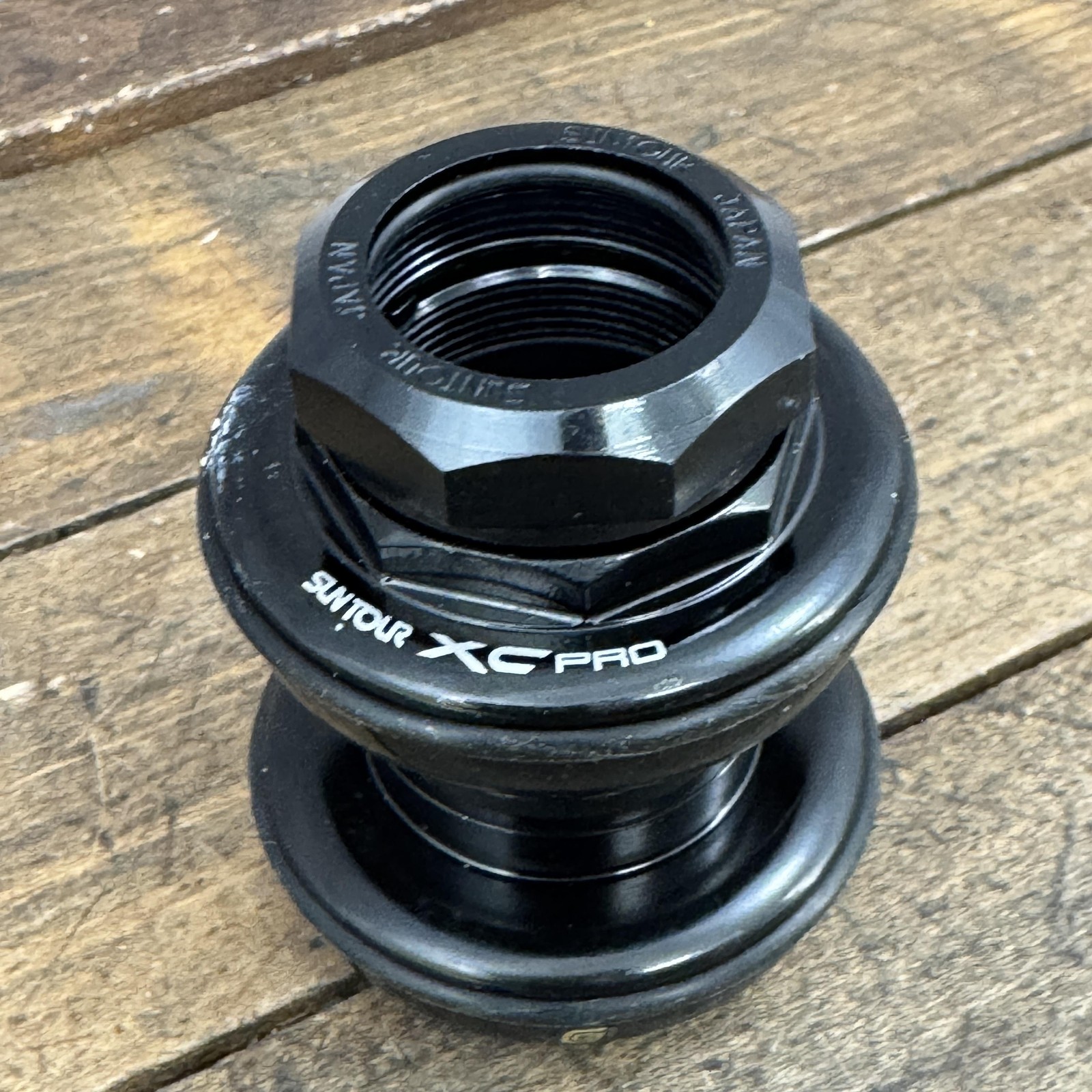 Vintage Suntour XC Pro 1 Inch Threaded Headset 30.3 26.4 Black WTB Japan MTB