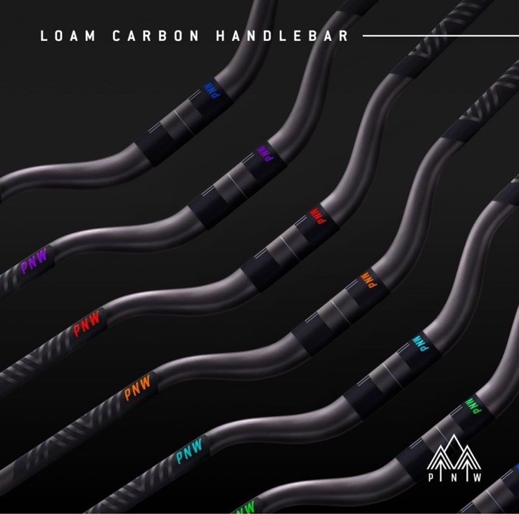 PNW Carbon The Loam Mountain Handlebar 31.8mm clamp 38mm rise 800mm Width