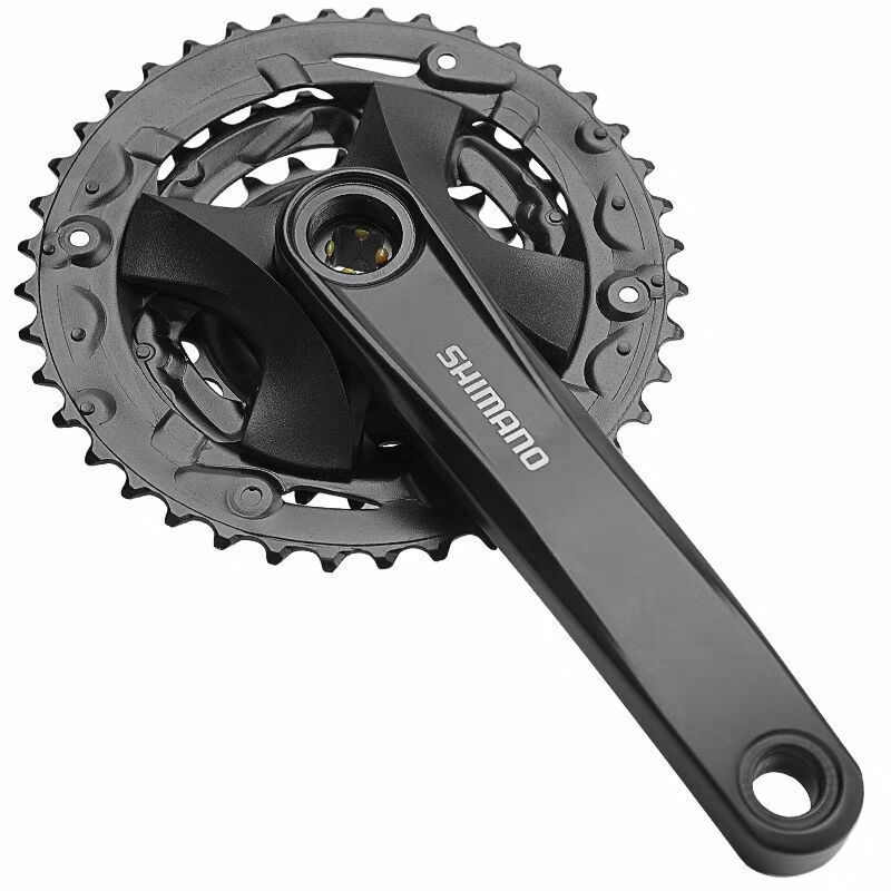 Shimano FC-MT101 2×9 Speed Crankset With BB-UN101 22-36T 170MM Black MTB Bike