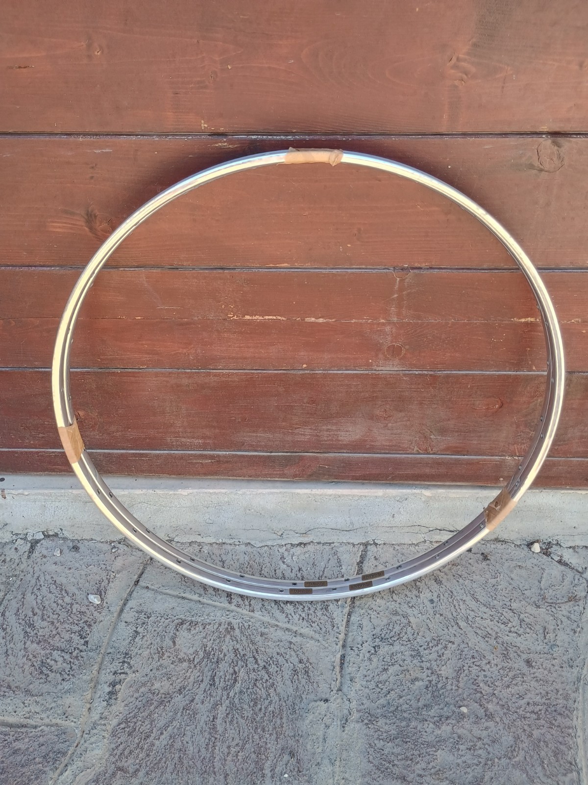 Vintage Nos Fiamme Yellow Label Silver Pair Rims 28h New X Tubulars Rims New
