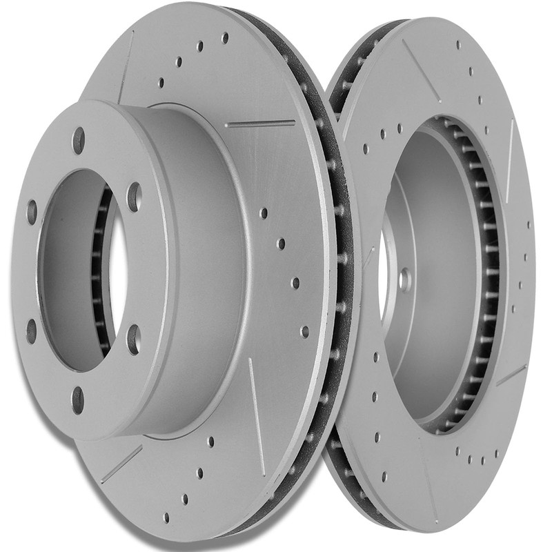 Scitoo Disc Brake Rotors Kits 31165 Front Vented Brake Rotors Fit For Toyota
