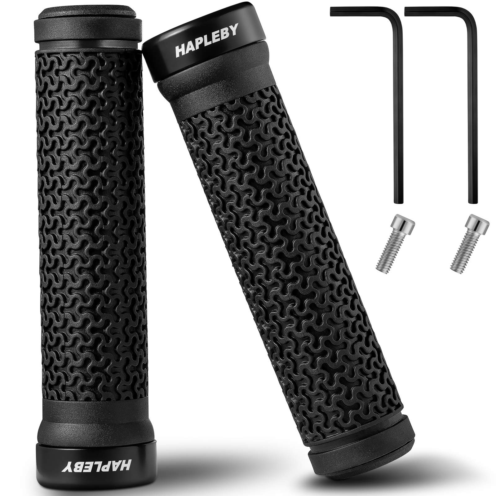 Premium Bike Handlebar Grips, Single Lock-on Professional Mountain Bicycle Ha…