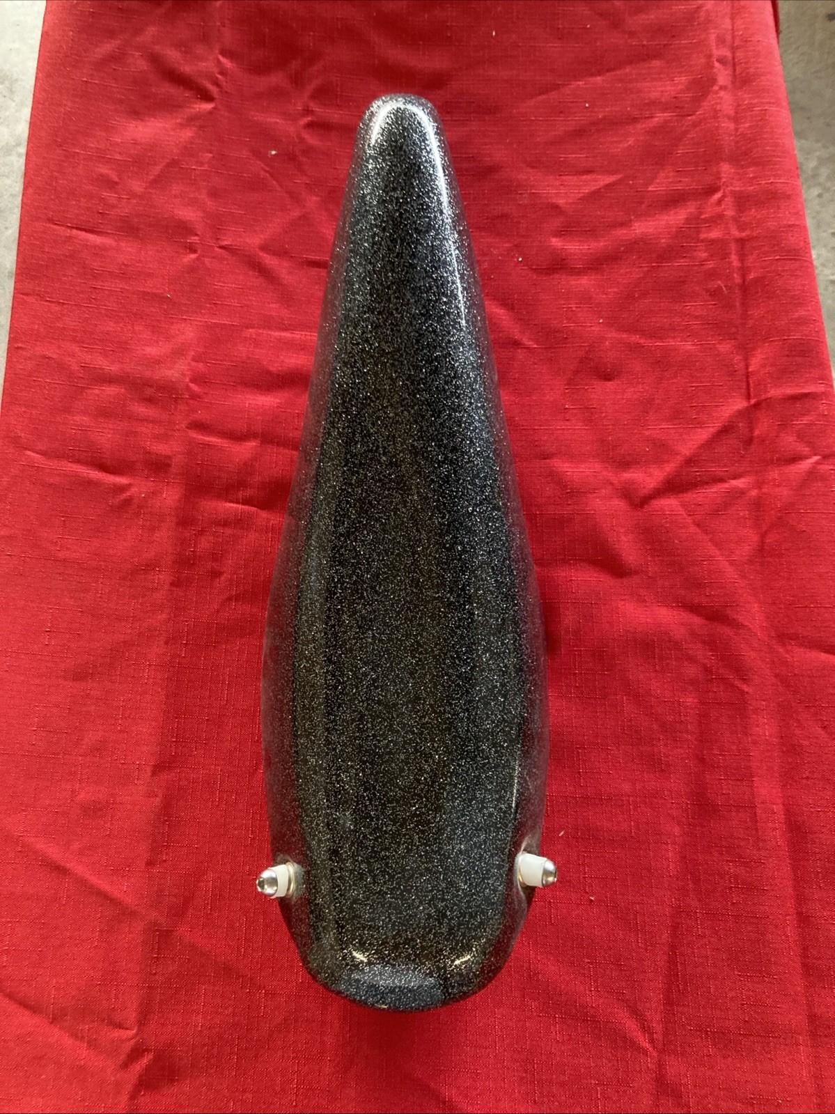 ORIGINAL! 17″ LONG 20″ LOWRIDER BANANA BICYCLE SEAT SPARKLE IN BLACK