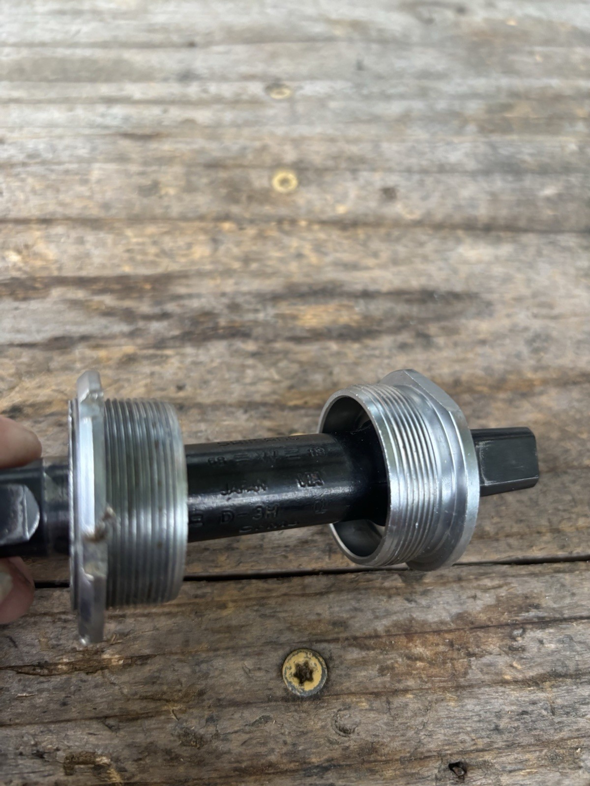 Vintage Shimano Cr-mo 68mm x 113mm BB Road Bike Bottom Bracket
