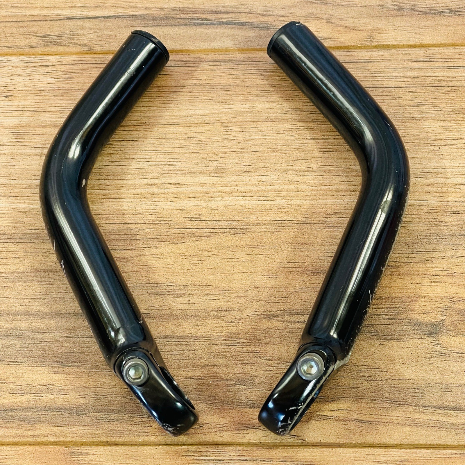90s Era Ritchey Logic Bar Ends Long Bend Black