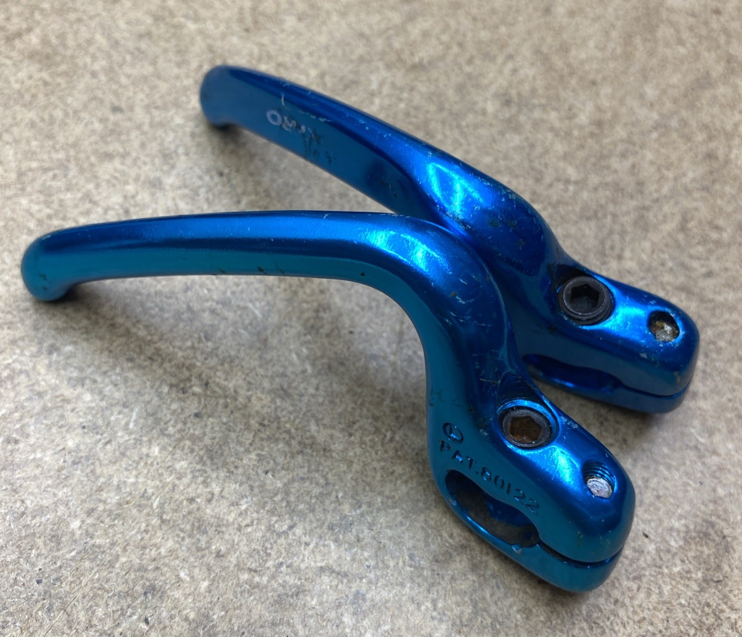 TEKTRO Brake Lever Extensions Turquoise Anodized 90’s MTB Vintage