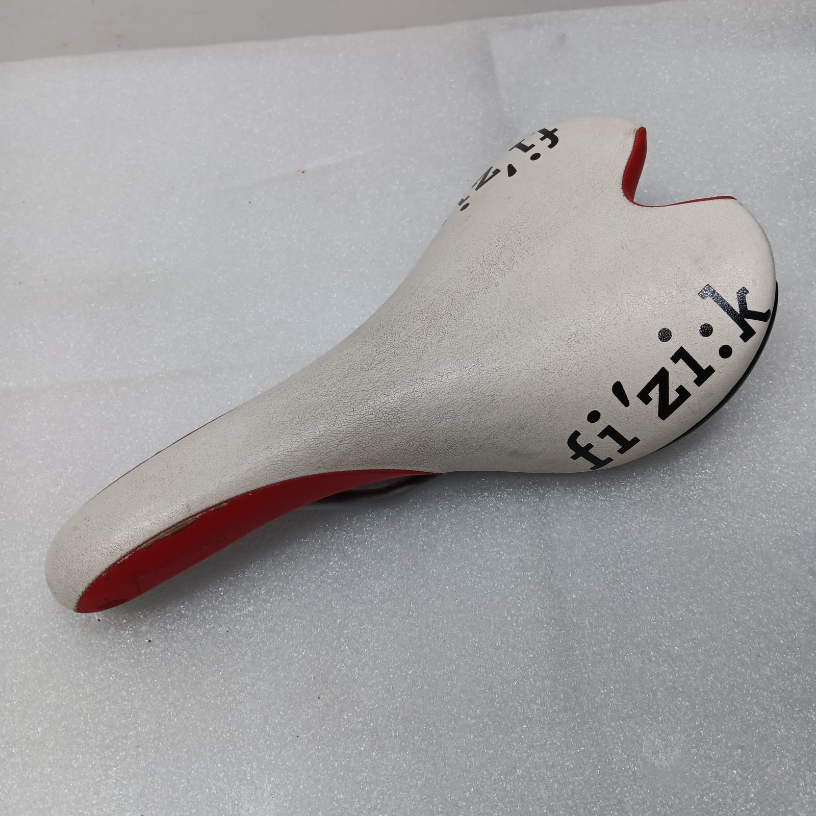 FIZIK ALIANTE TWIN FLEX Saddle Seat White/Red 265 x 140 bike bicycle