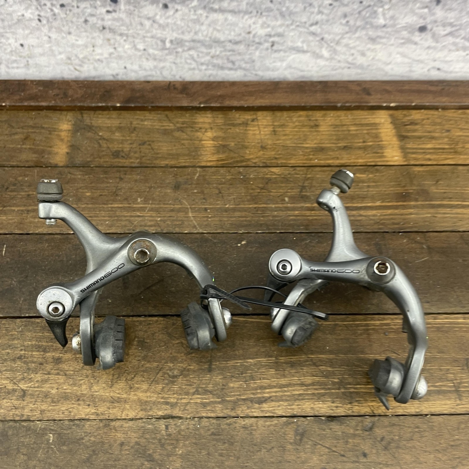 Vintage Shimano 600 BR-6400 Brake Calipers Pair Road Bike Japan SLR 49 VIA 90s