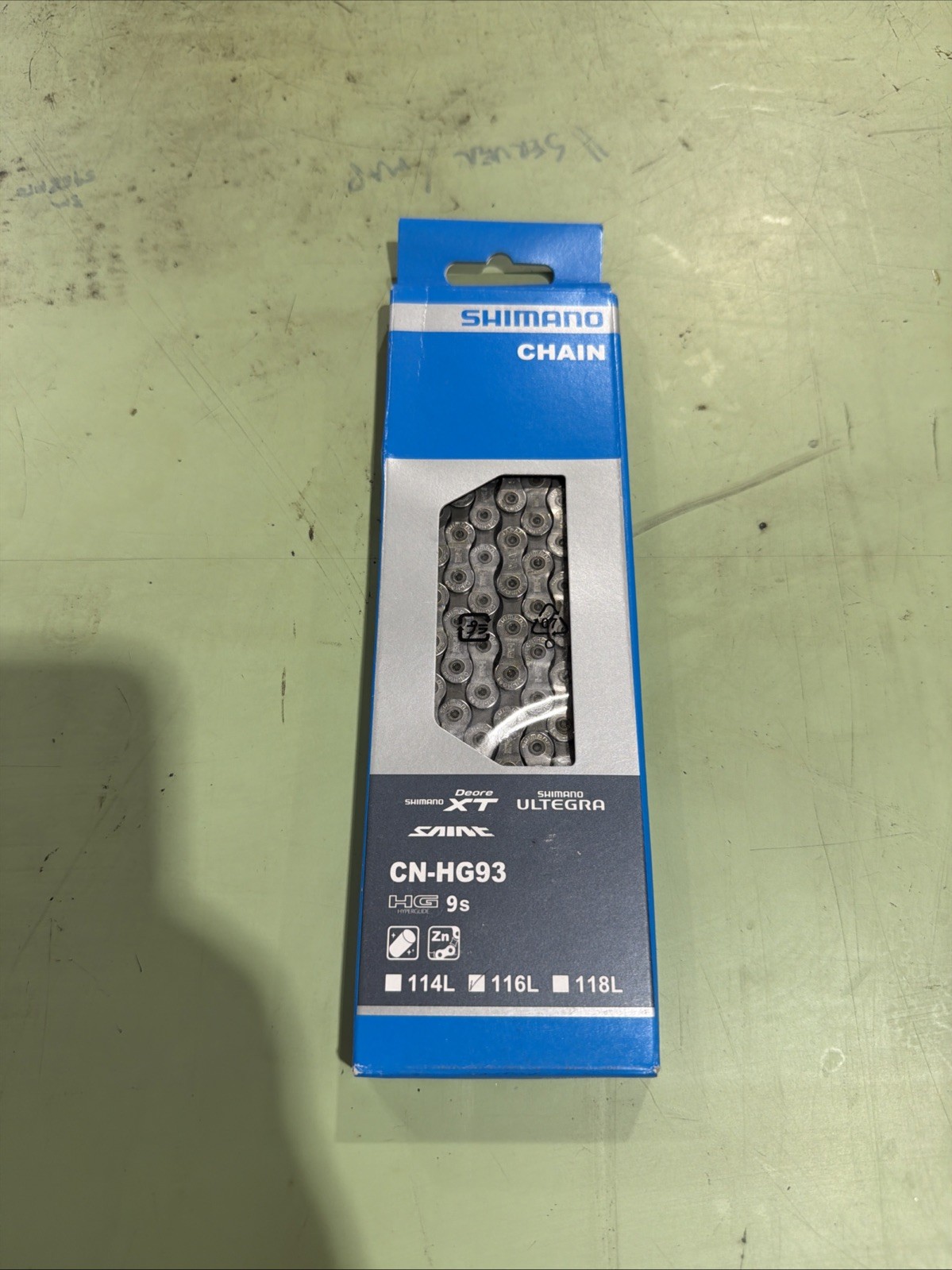 Shimano CN-HG93 9-Speed Road / MTB Bicycle Chain Deore XT / Ultegra 116-Links