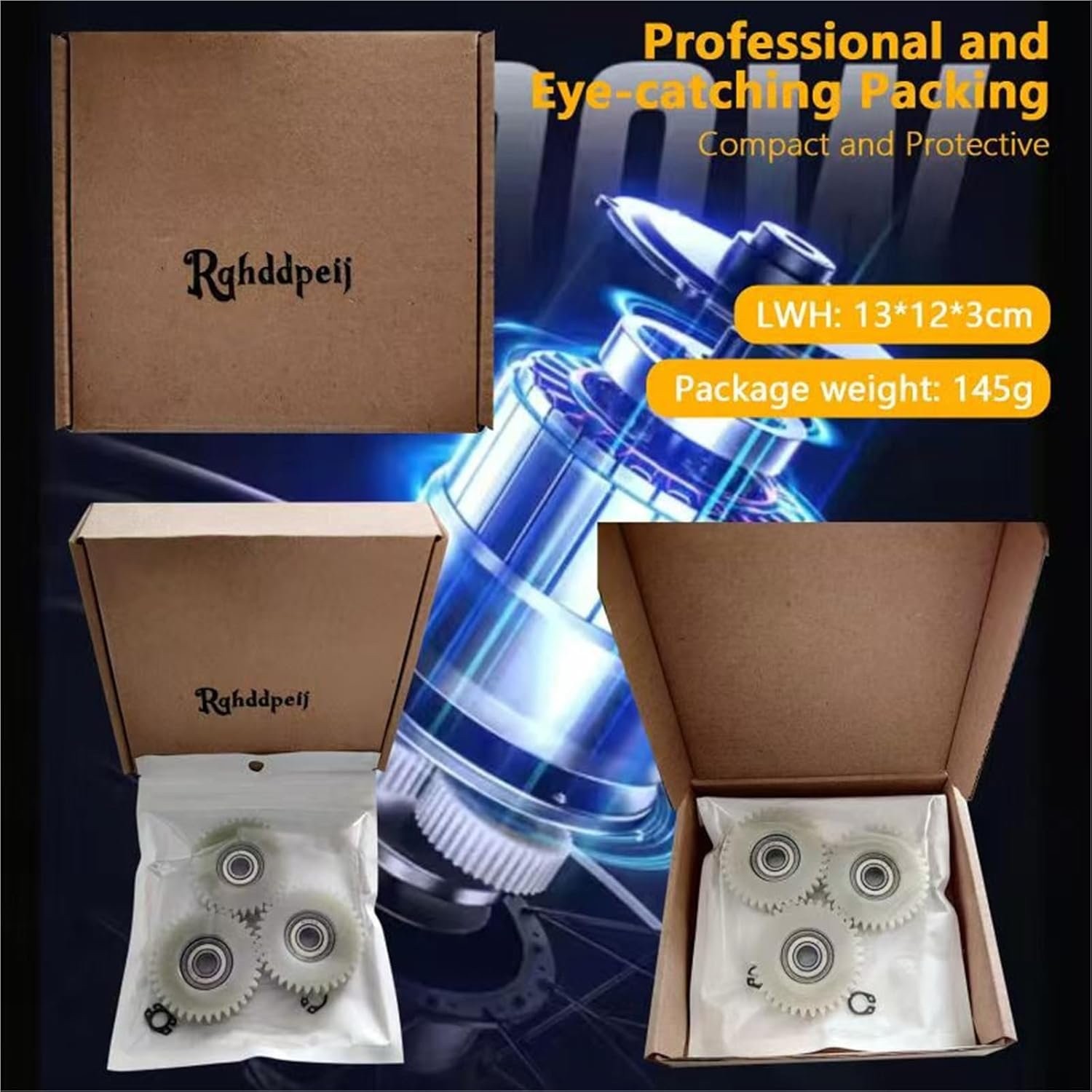 Planetary Gear Set for E-Bike 36T Nylon Gears Compatible with Bafang